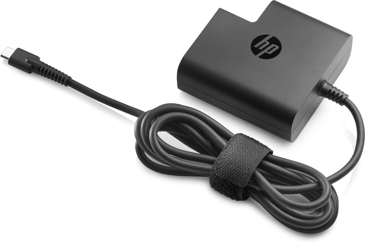 HP 65W USB-C Power Adapter Kit, 115–230V Input, AC, Laptop/Tablet