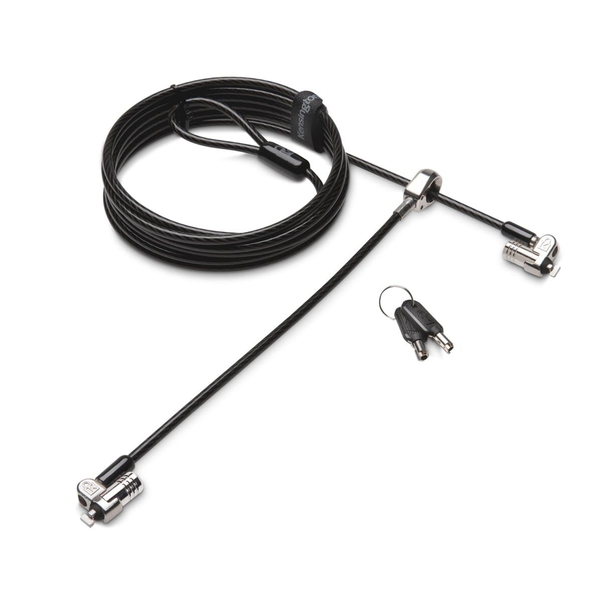 Kensington Microsaver Keyed Dual Head Laptop Lock TAA