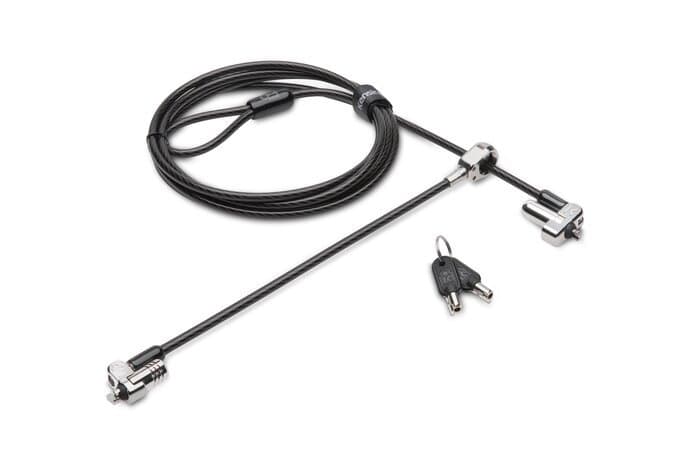 Kensington N17 Keyed Dual Head Laptop Lock For Dell Devices TAA