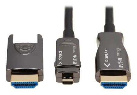 Eaton HDMI Fiber Active Optical Cable 8K60HZ Detachable Connector M/M 20M