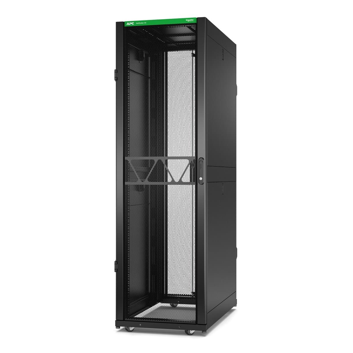 APC NetShelter SX Gen2 42U, 1991×600×1070mm, 1814kg Capacity, Freestanding, Black