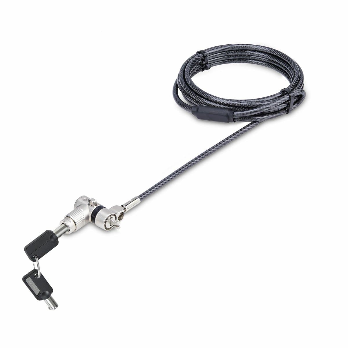 StarTech 25-Pack Universal Laptop Lock, 6.6ft Cable, Keyed Alike, Cut-Resistant