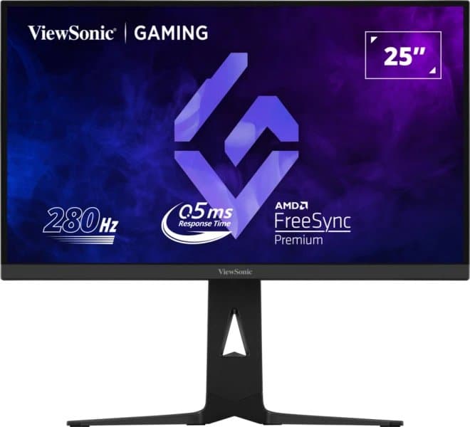 ViewSonic XG2536, Gaming Monitor, 25" FHD, 280Hz, 0.5ms