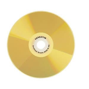Verbatim Dvd-R 4.7GB 8X Ultralife Gold Archivl Grde W/Surfce Hrd Coat 50-Pack