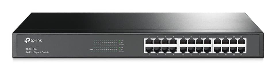 TP-Link TL-SG1024 24-Port Gigabit Switch, 48 Gbps, Rackmount