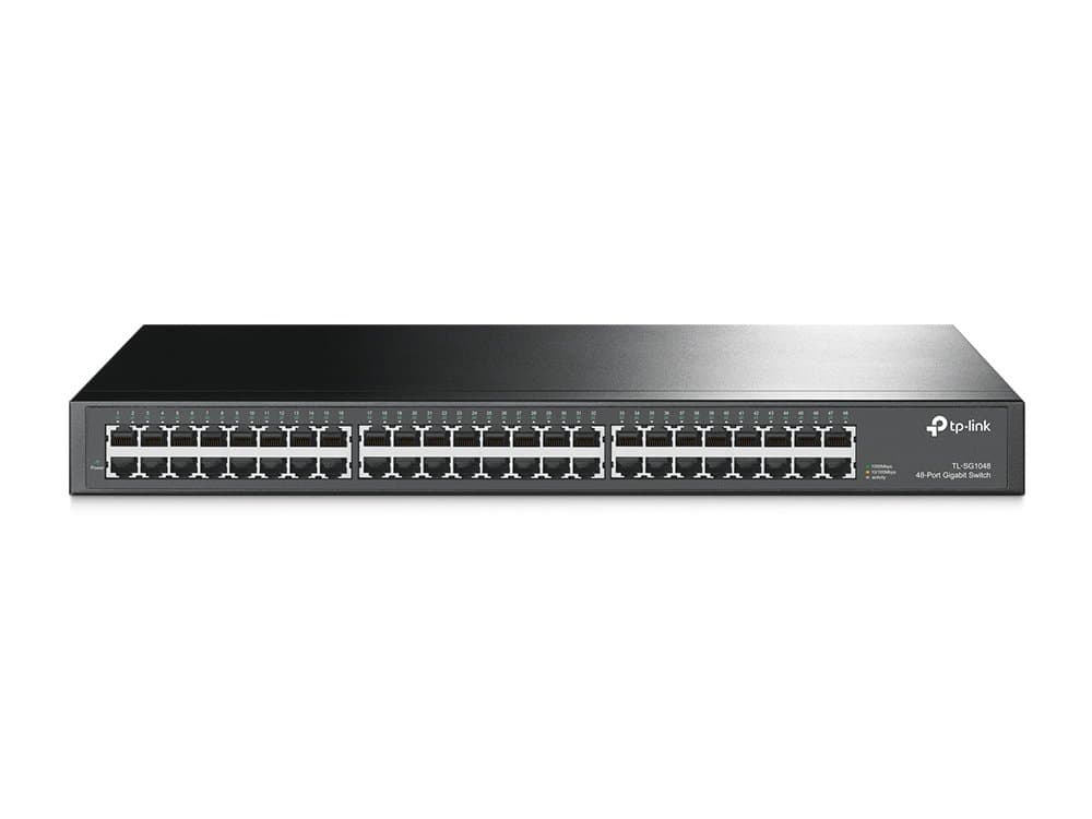 TP-Link TL-SG1048, 48-Port Gigabit Ethernet Switch, Unmanaged, 96 Gbps