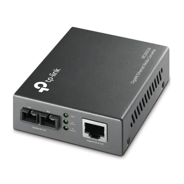 TP-Link Omada MC200CM Media Converter, 1000 Mbps, RJ45/SC, 550 m, 850 nm