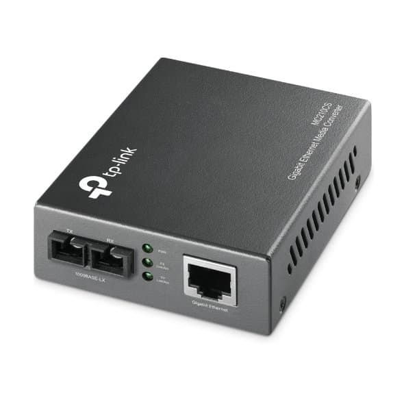 TP-Link Omada MC210CS 2-Port Media Converter, 1000BASE-LX/T, 15km, Single-Mode