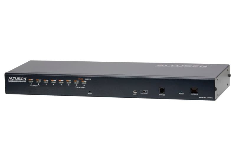 ATEN KH1508Ai 8-Port IP KVM Switch, 1600×1200, Cat5e/Cat6, 1U Rack