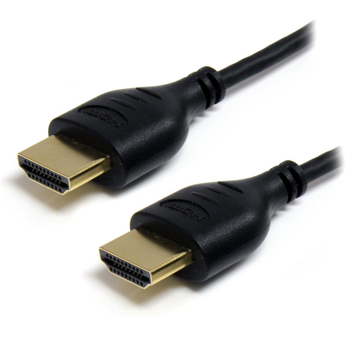 StarTech Slim HDMI Cable, 6 ft, 4K 30Hz UHD, High Speed HDMI 1.4b