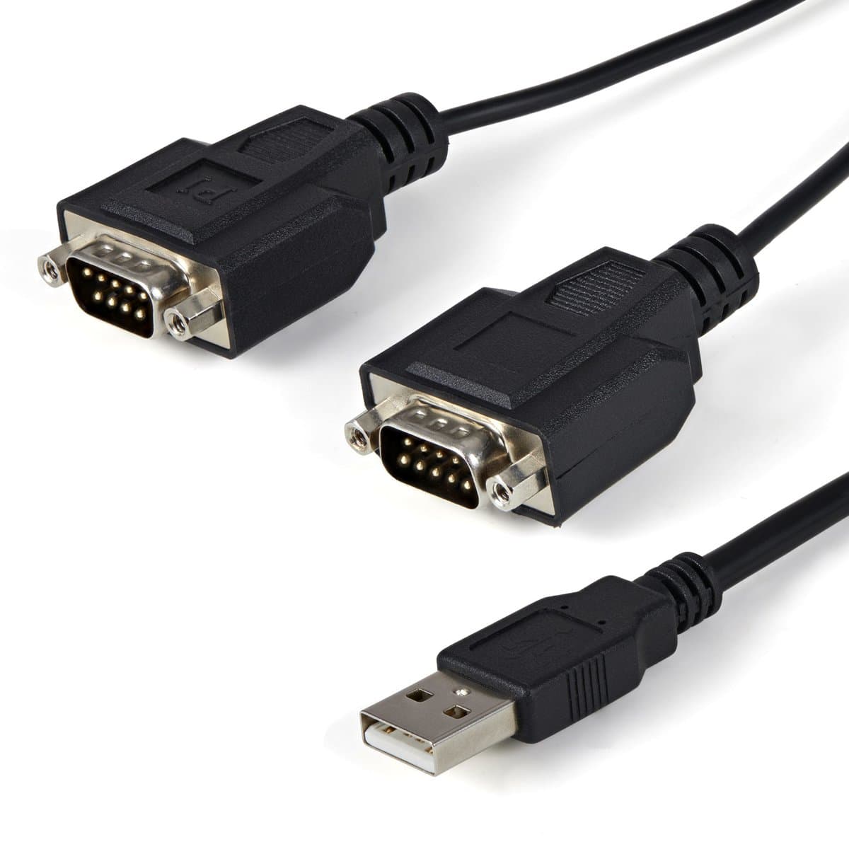 StarTech 2-Port USB to RS232 Adapter, FTDI, 2.1 m, COM Retention