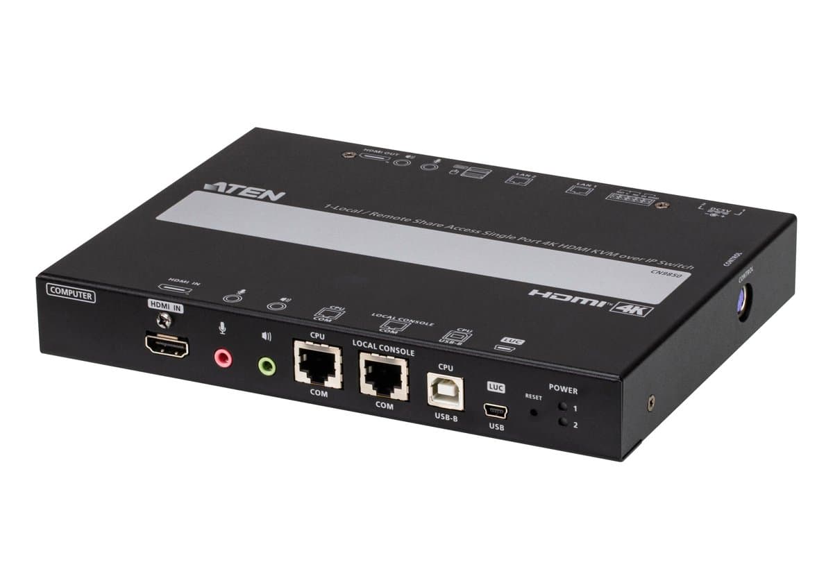 ATEN 4K-30 Single Port HDMI KVM Over IP Slim Version