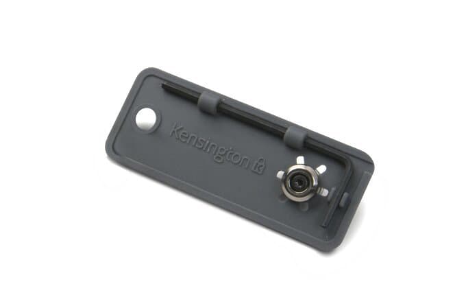 Kensington ClickSafe T-Bar Security Anchor, Kensington Standard Slot, Black, 1 Piece