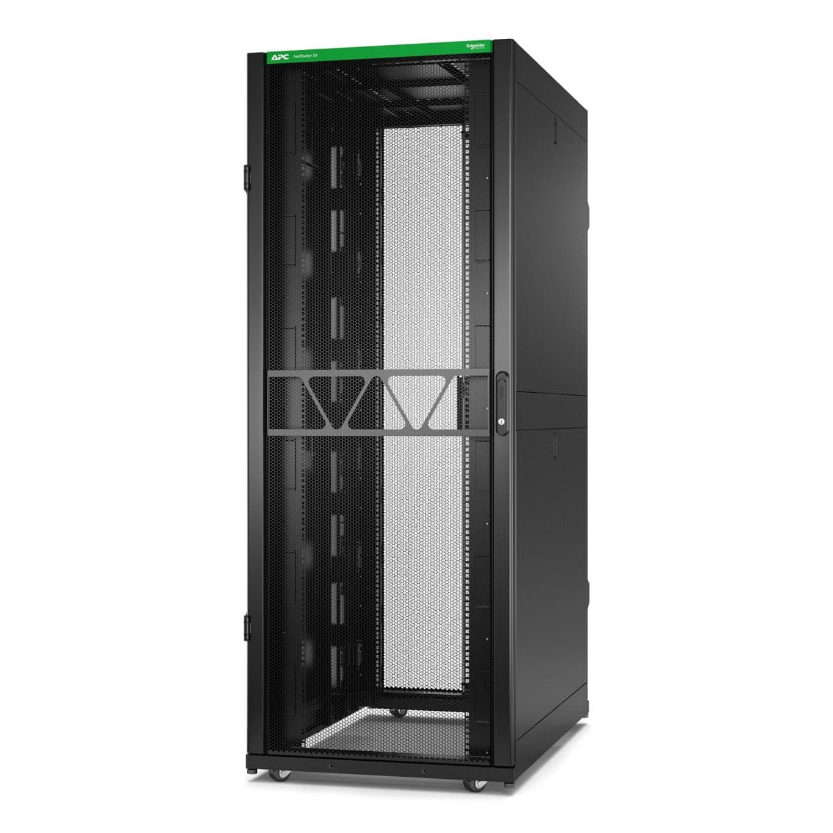 APC NetShelter SX Gen2, 42U Rack Enclosure, 1991H × 750W × 1200D mm, Black