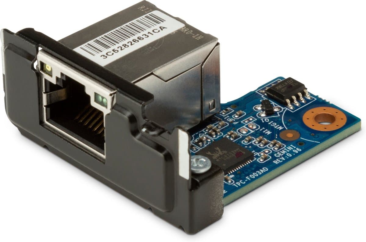 HP 2.5GbE LAN Flex Port Z2 Mini, 2.5 Gbps, Ethernet, Wired, Black/Blue