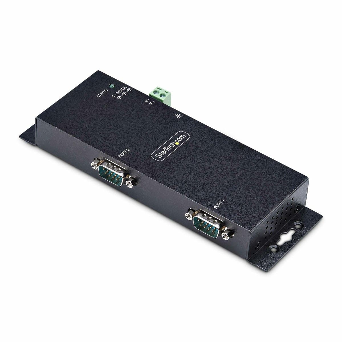 StarTech 2-Port Serial to Ethernet, IP Device Server, RS-232, DIN Rail