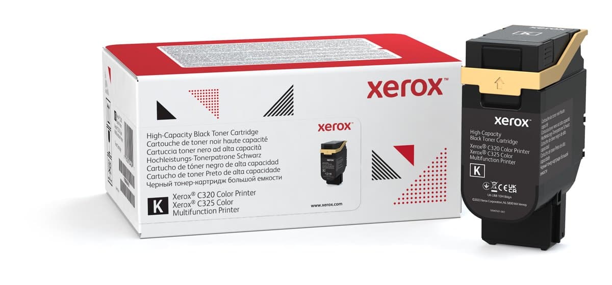 Xerox Black High Cap Toner Xerox C325 Clr Printer Use Return