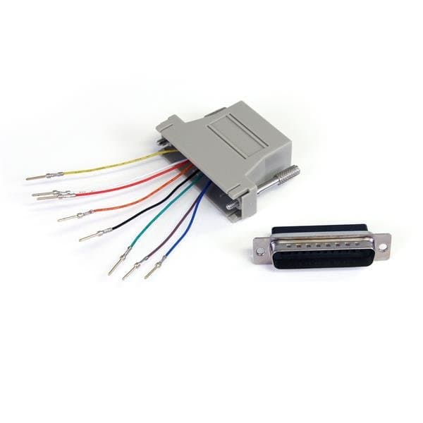 StarTech DB25 to RJ45, Modular Adapter, RS232/RS422/RS485, Grey