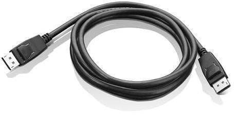 Lenovo 6ft DisplayPort Cable, 4K Resolution, 21.6 Gbps, DisplayPort 1.2