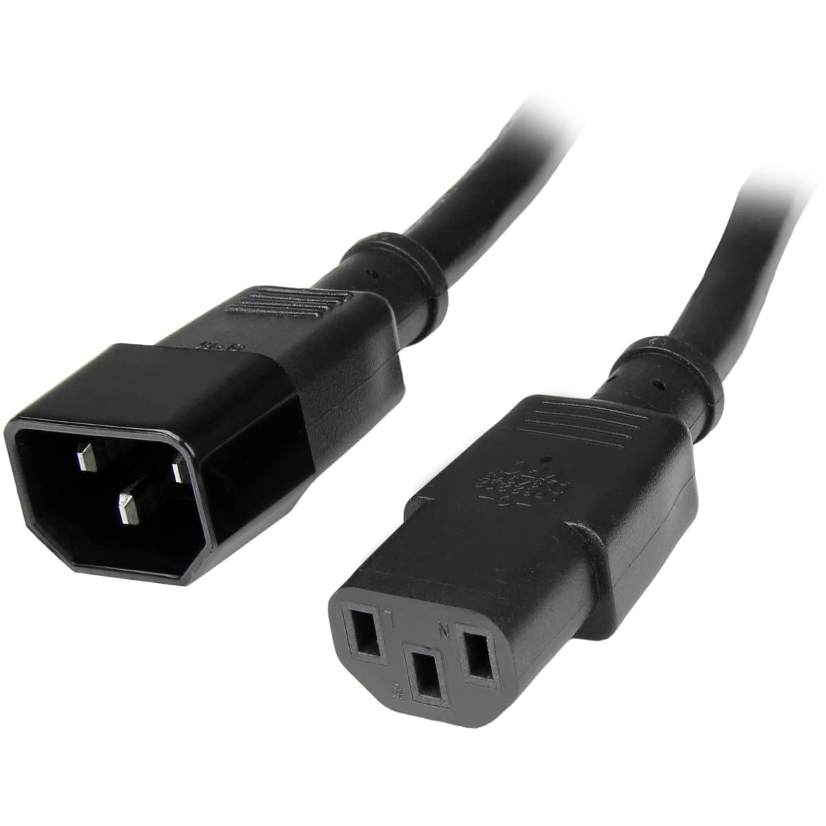 StarTech LE6626, Power Extension Cord, 10ft, 15A, C14 to C13