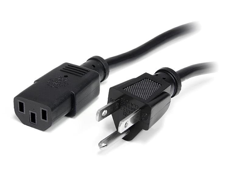 StarTech Standard Power Cord, NEMA 5-15P to C13, 15 ft