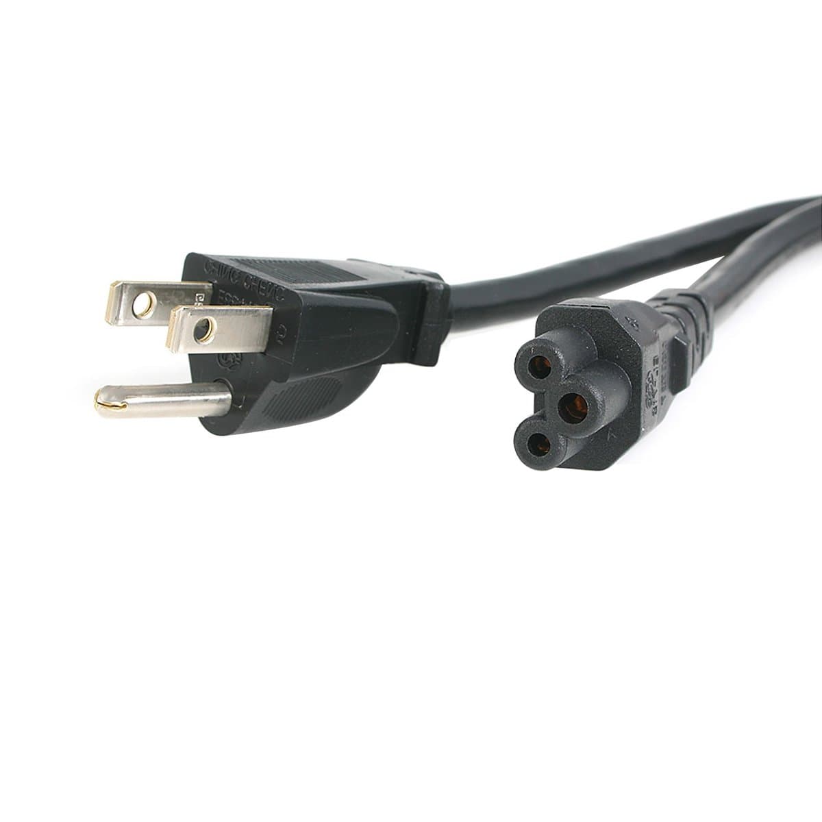 StarTech Laptop Power Cord, NEMA 5-15P to C5, 3ft, 18 AWG