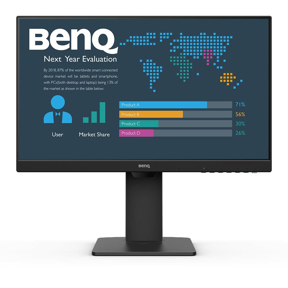 BenQ BL2486TC, 23.8" Full HD Monitor, 5ms IPS, USB-C 65W