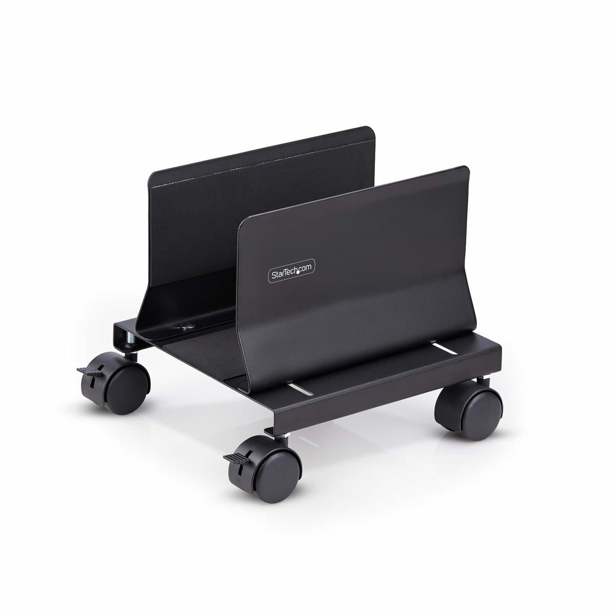 StarTech Rolling CPU Tower Cart, Mobile Caddy, 46.3 lb Capacity, 4-Wheel