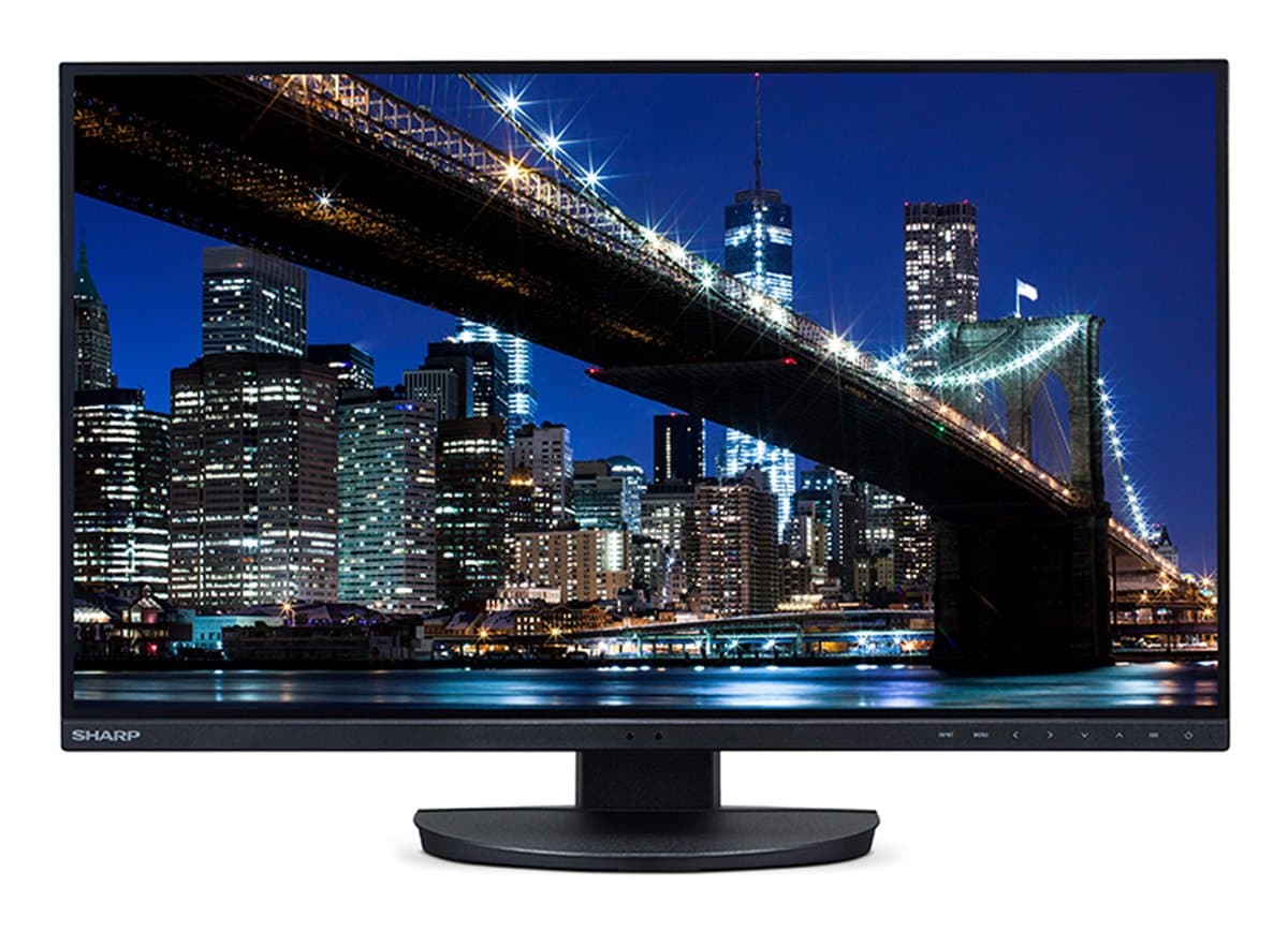 SHARP 27in 4K UHD 3480X2160 Widescrn Desktop Monitor W/ Ultra-Narrow Bezel
