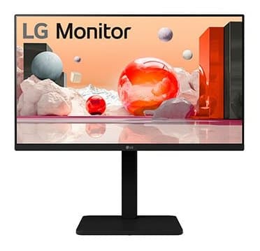 LG 24BA450-B, 24in Full HD IPS Monitor, 1920×1080, 5ms, VESA Mount