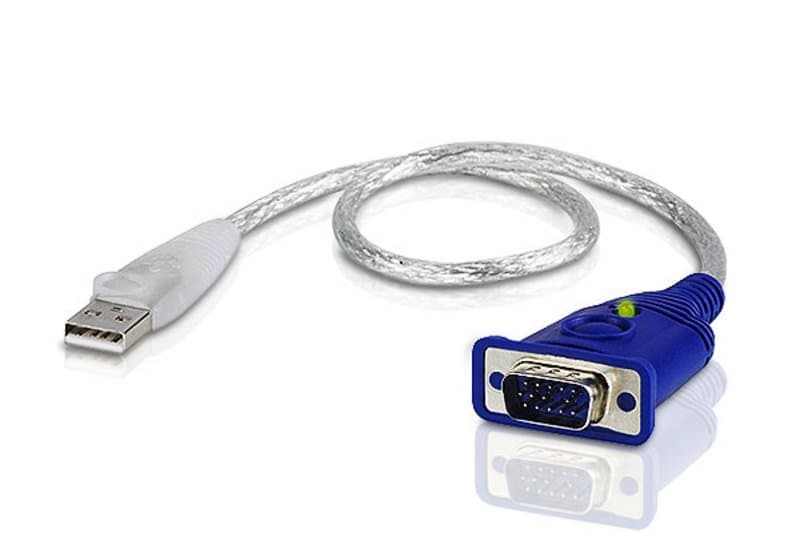 ATEN 2A-130G VGA EDID Emulator, USB Type-A to D-Sub, 0.35m Cable