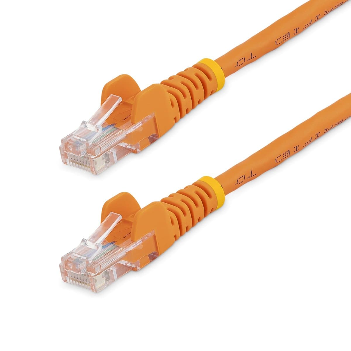 StarTech Cat5e, Ethernet Patch Cable, 15 ft, RJ45, Orange