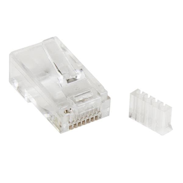 StarTech Cat6 RJ45 Modular Plugs, Solid Wire, 50-Pack