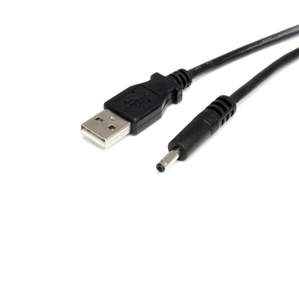 StarTech 3 ft USB to 3.4 mm DC Power Cable, Type H Barrel, 5 V, Right-Angle, Black