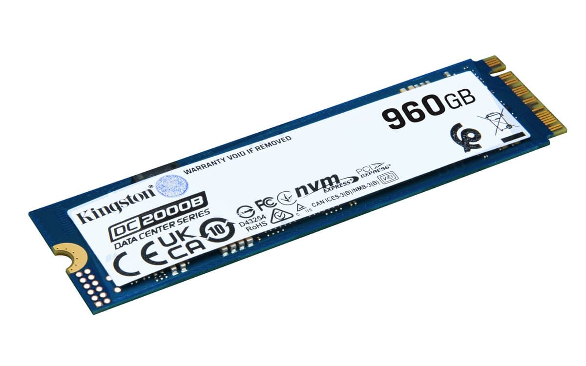 Kingston DC2000B Enterprise SSD, 960GB, PCIe 4.0, 7000 MB/s Read