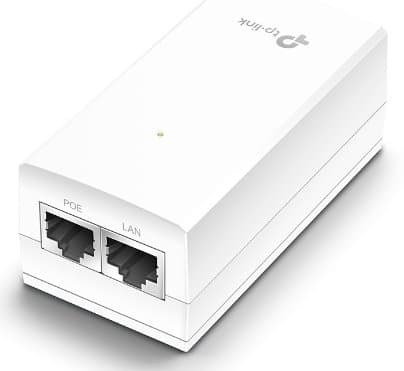 TP-Link Omada 24V Passive PoE Adapter, Gigabit Ethernet, 12 W, 100 m Range