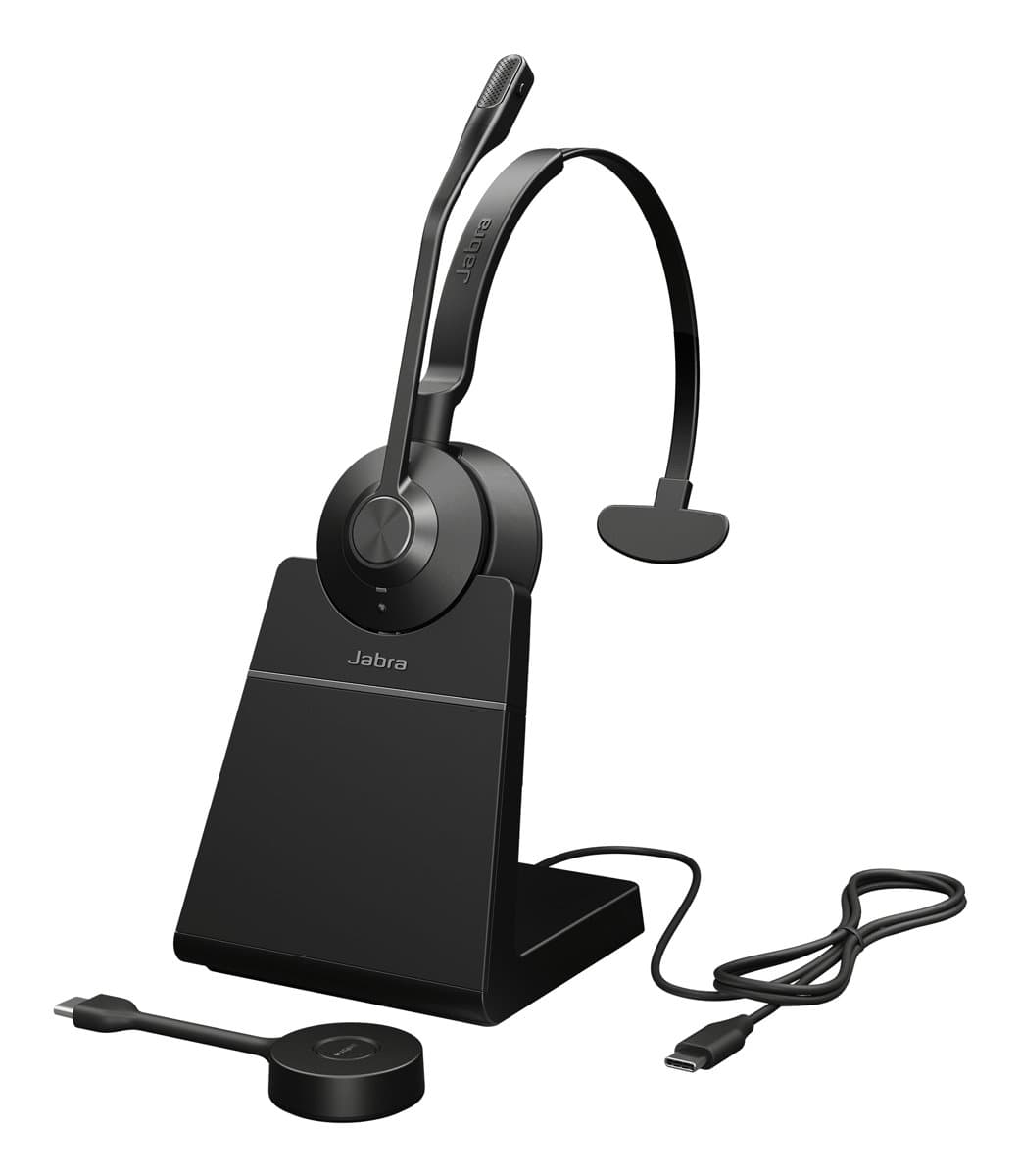 Jabra Engage 55 SE, USB-C Mono Headset, Wireless, 40–16000 Hz, 150m Range