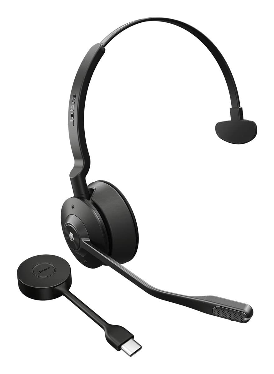 Jabra Engage 55 SE Mono, Wireless USB-C Headset, 40–16000 Hz, 150 m Range