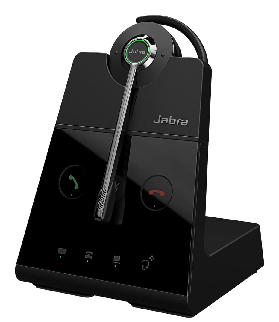 Jabra Engage 65 SE Convertible Wireless Headset, 40–16000 Hz, 150m Range