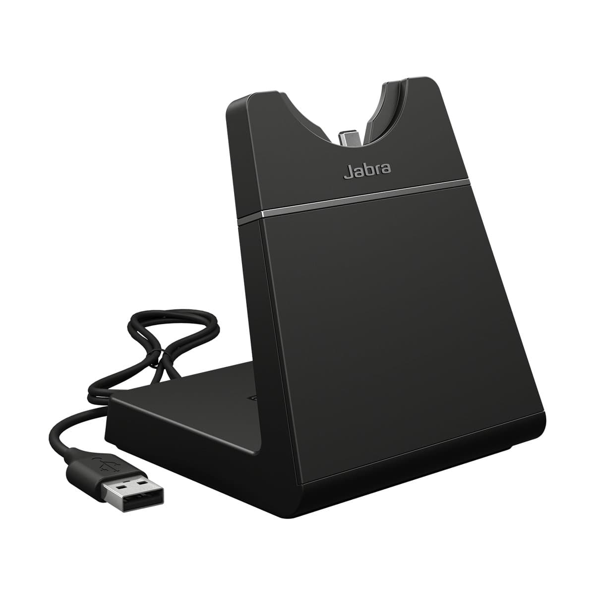 Jabra Engage SE Desk Stand, Stereo/Mono, USB-A, Charging, Black