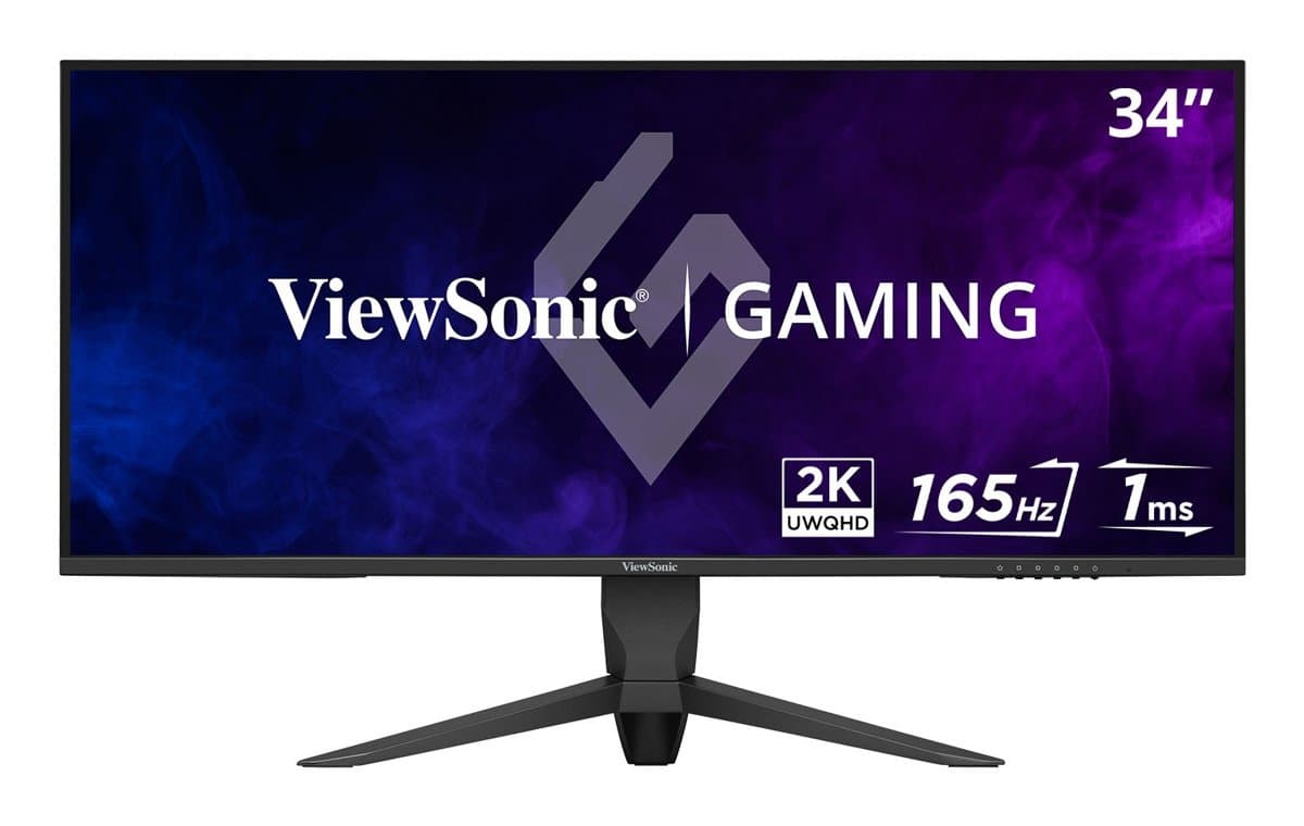 ViewSonic 34 1ms 165Hz Gaming Monitor With FreeSync Premium 3440 X 1440