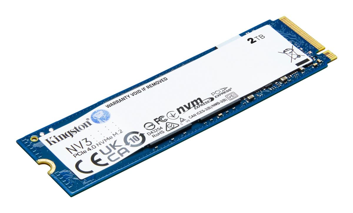 Kingston NV3 M.2 2280, PCIe 4.0 NVMe SSD, 2TB, 6000MB/s Read
