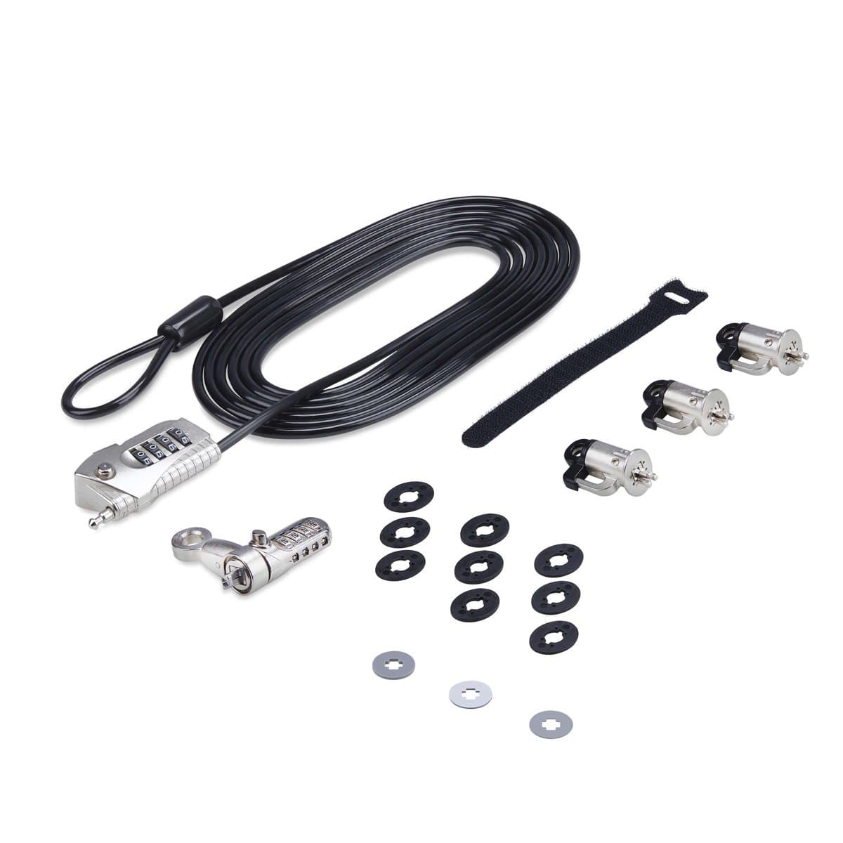 StarTech Computer Peripheral Lock Kit, 9.8 ft, K-Slot, Combo Lock