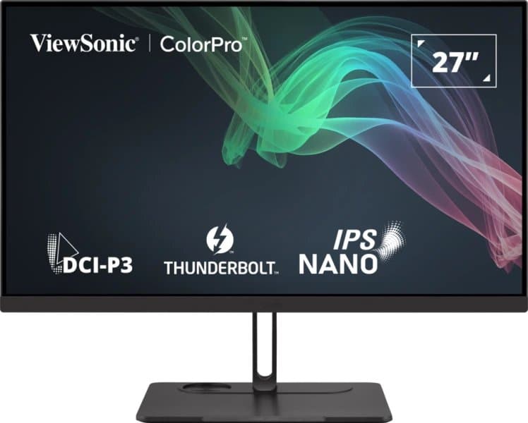 Viewsonic VP2776T-4K ColorPro, 27" 4K UHD Monitor, Thunderbolt 4, 100W