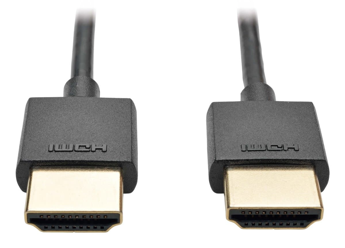 Eaton Slim HDMI Cable W Ethernet Video/Audio UHD 4K M/M Black 10ft
