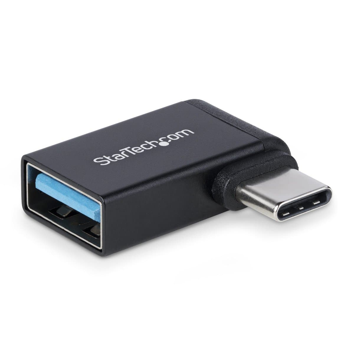 StarTech Right Angle USB-C to USB-A Adapter, 5Gbps, Metal, Compact