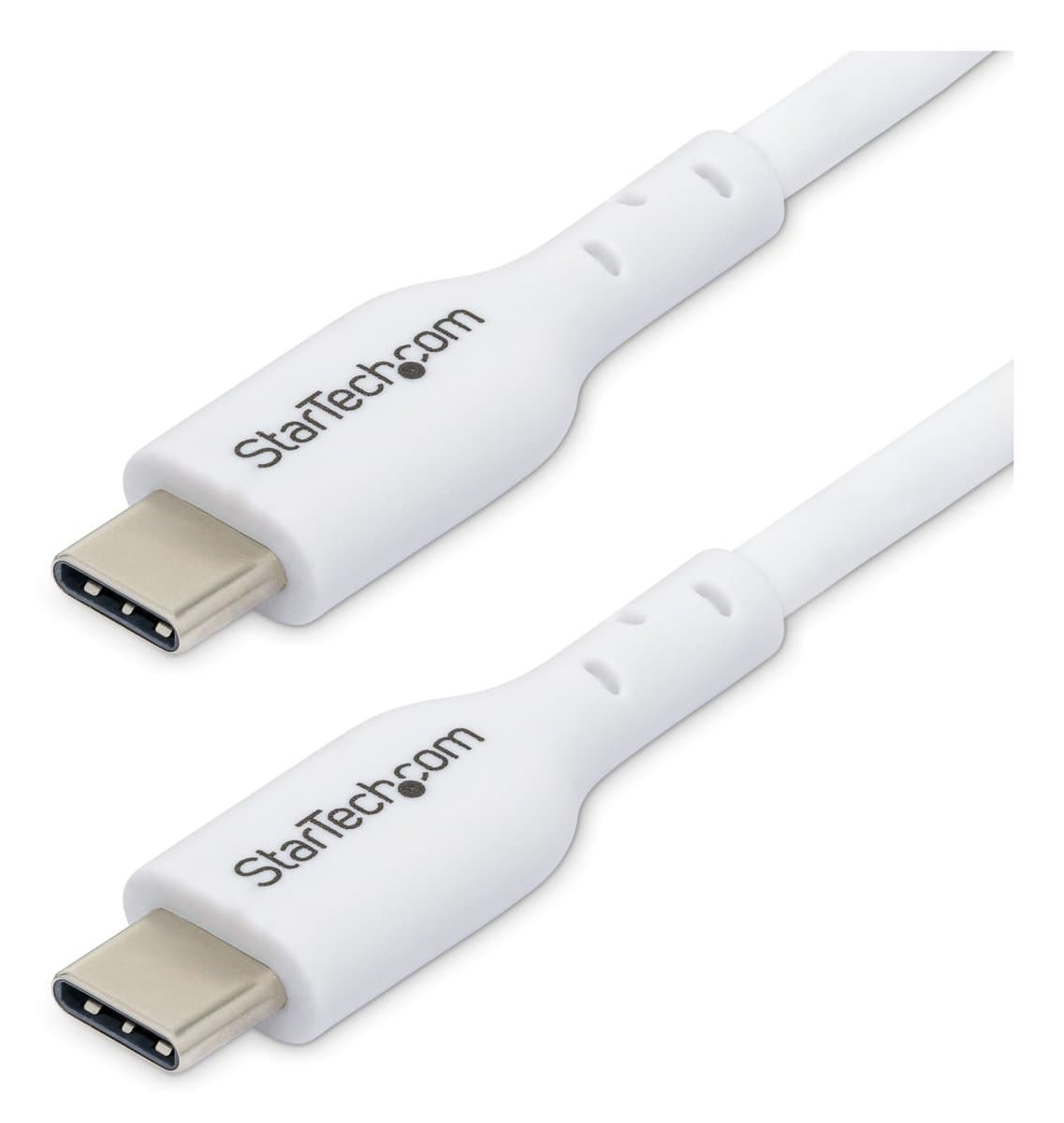 StarTech 1m USB-C Charging Cable, 60W Power Delivery, USB 2.0, White