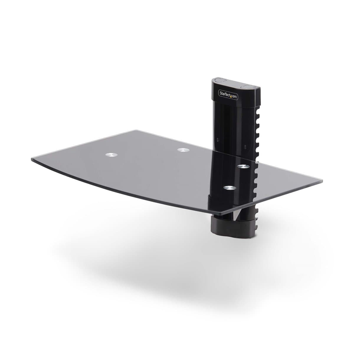 StarTech Floating Wall-Mount AV Shelf, Tempered Glass, 7 kg, Adjustable