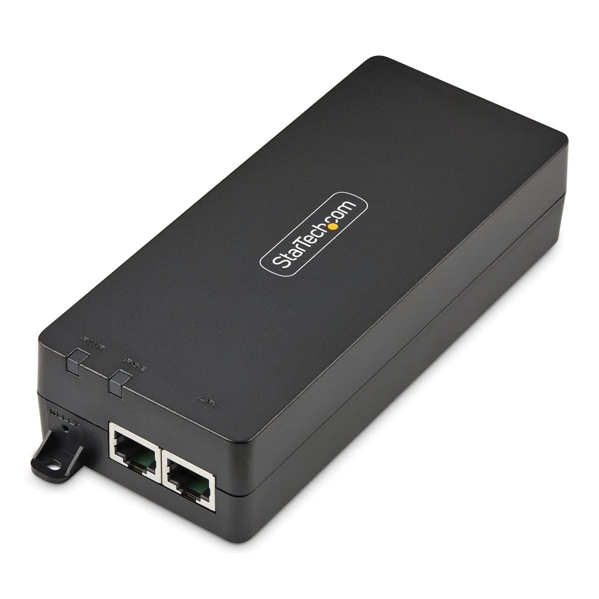 StarTech 1-Port 10Gbps PoE++ Injector, 90W, 802.3af/at/bt, Wall Mountable