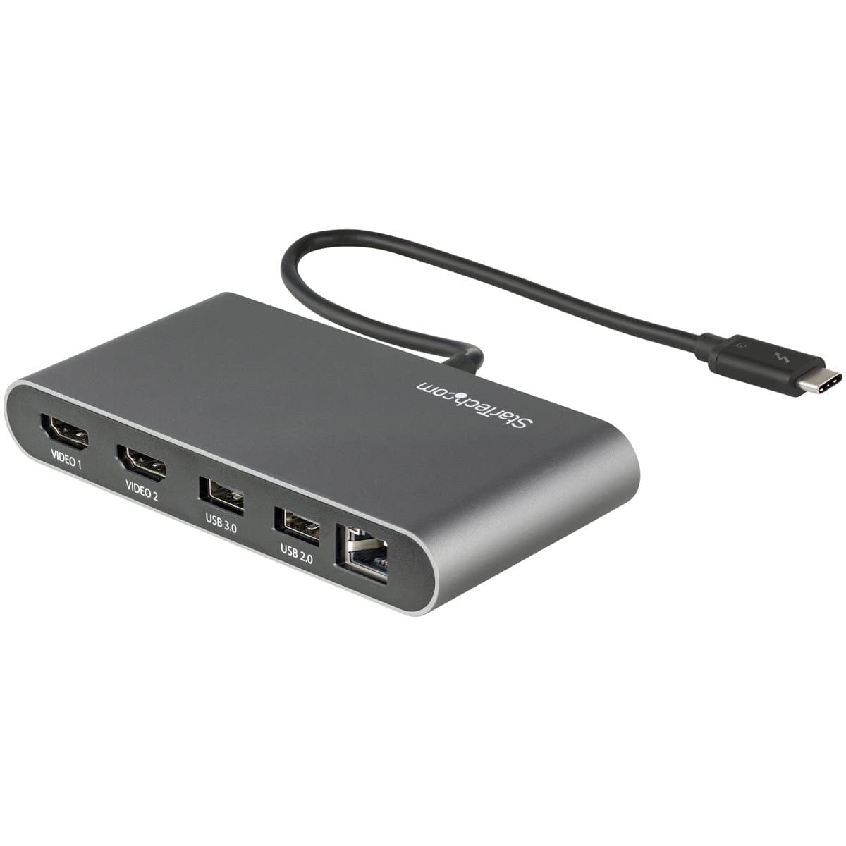 StarTech NT0548, Dual-Monitor Thunderbolt 3 Dock, 4K 60Hz, Ethernet